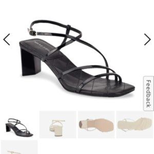 Marc Fisher Black Hamora Sandal - NEVER BEEN WORN - Size 7